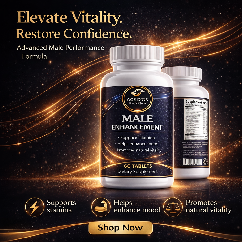 Male Enhancement – Mood, Libido & Endurance Support | 60 Tablets