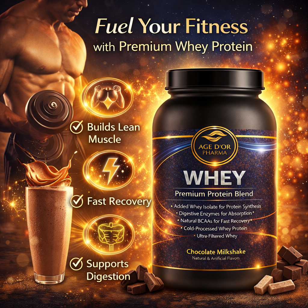 Whey Premium Protein Blend – Chocolate Milkshake | 2 lb (907 g)