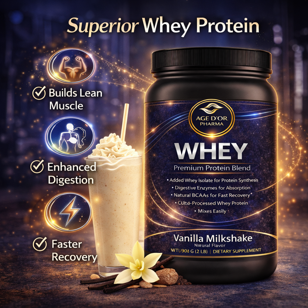 Whey Premium Protein Blend – Vanilla Milkshake | 907g (2 lb)