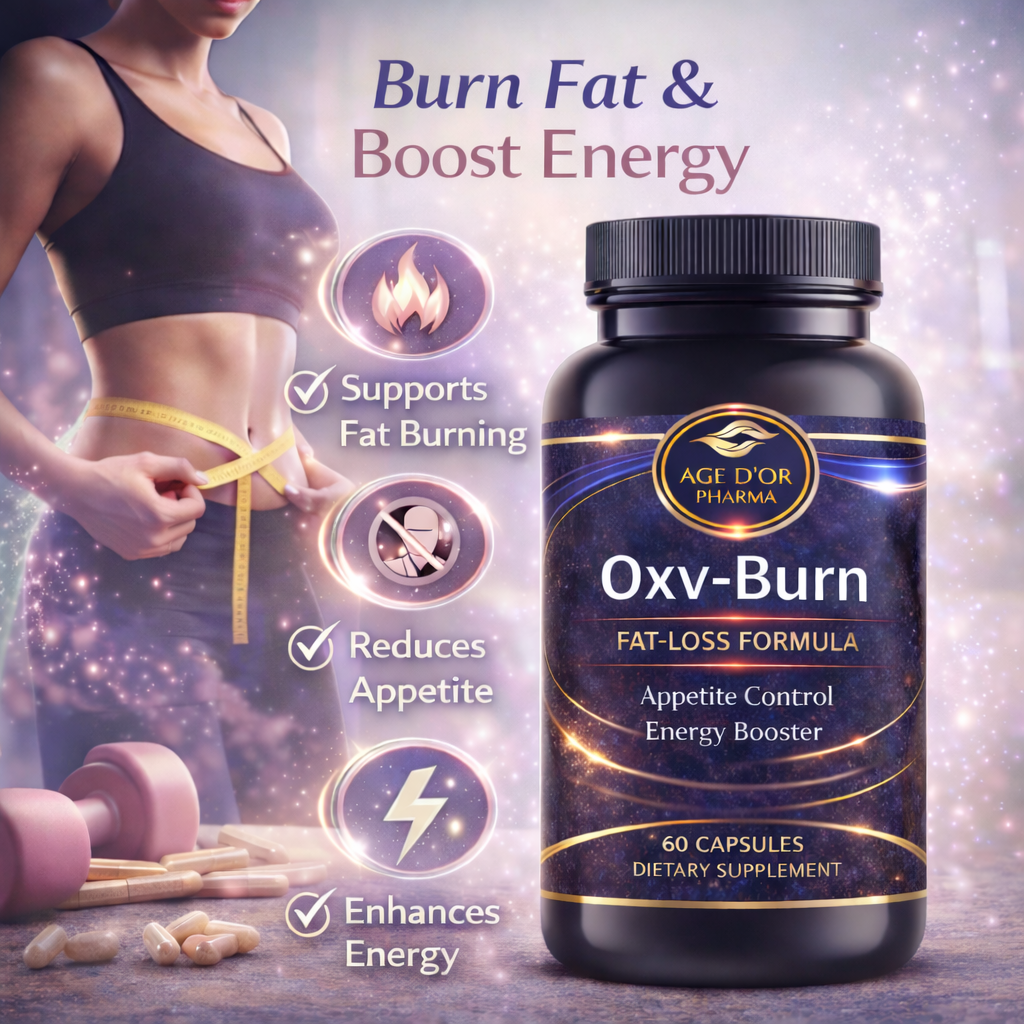 Oxy Burn Fat Loss Formula – Appetite Control & Energy Booster | 60 Capsules