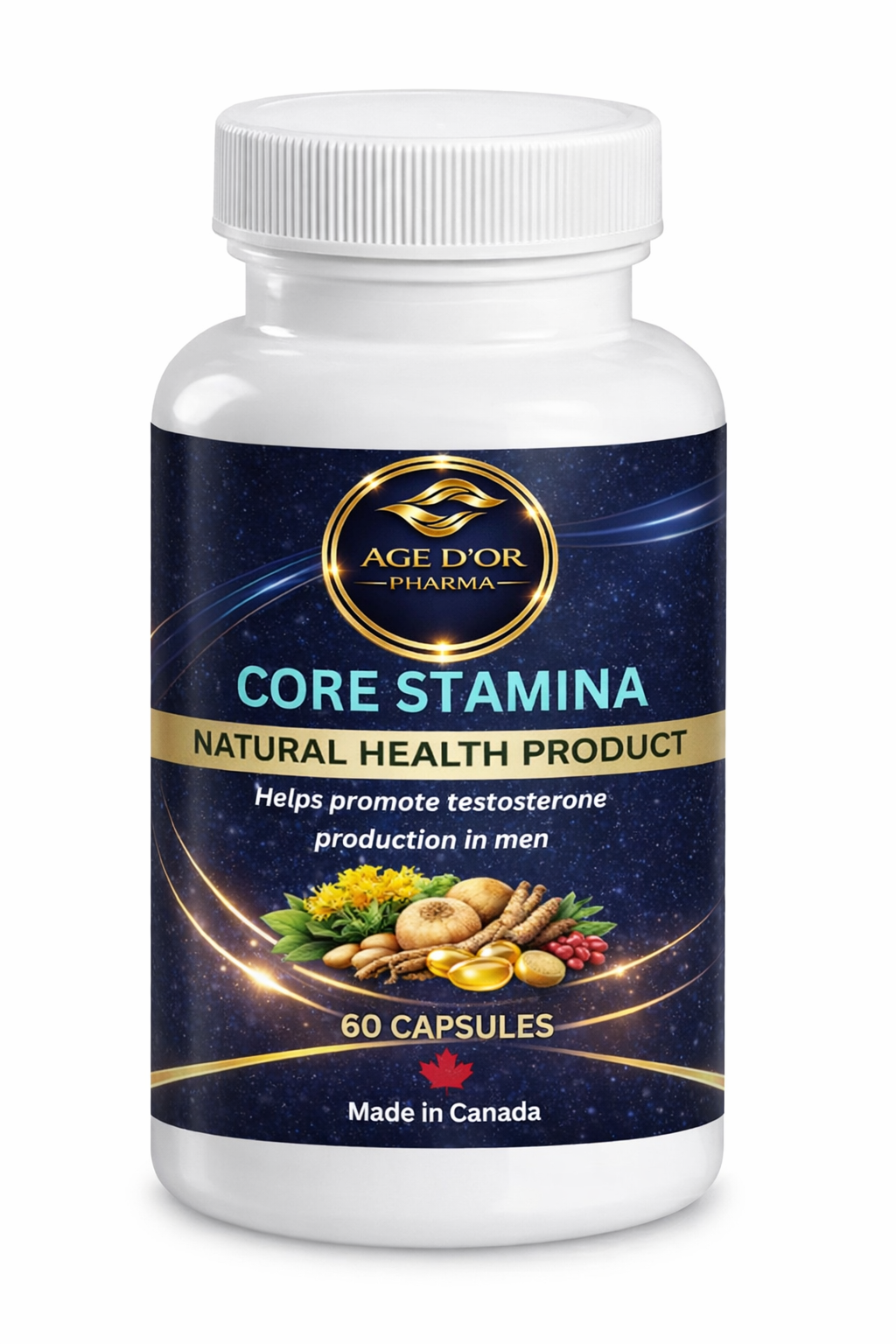 CORE STAMINA – Formulated for Energy & Vitality  Capsules | Age D’or Pharmat