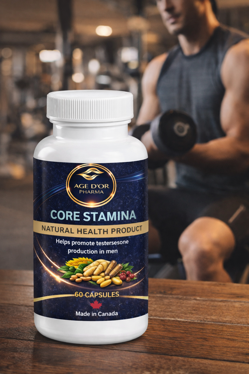 CORE STAMINA – Formulated for Energy & Vitality  Capsules | Age D’or Pharmat