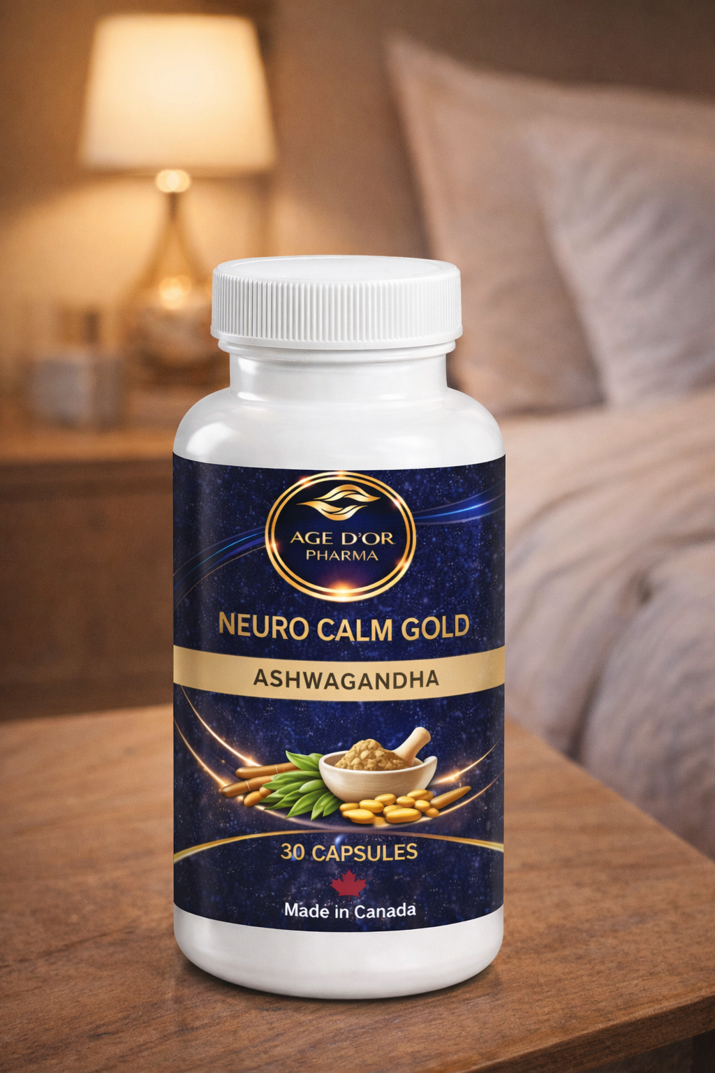 NEURO CALM GOLD – Premium Nervous System Support Capsules | Age D’or Pharma