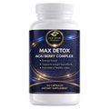 Max Detox – Acai Berry Complex | Colon Cleanse & Digestive Support | 60 Capsules