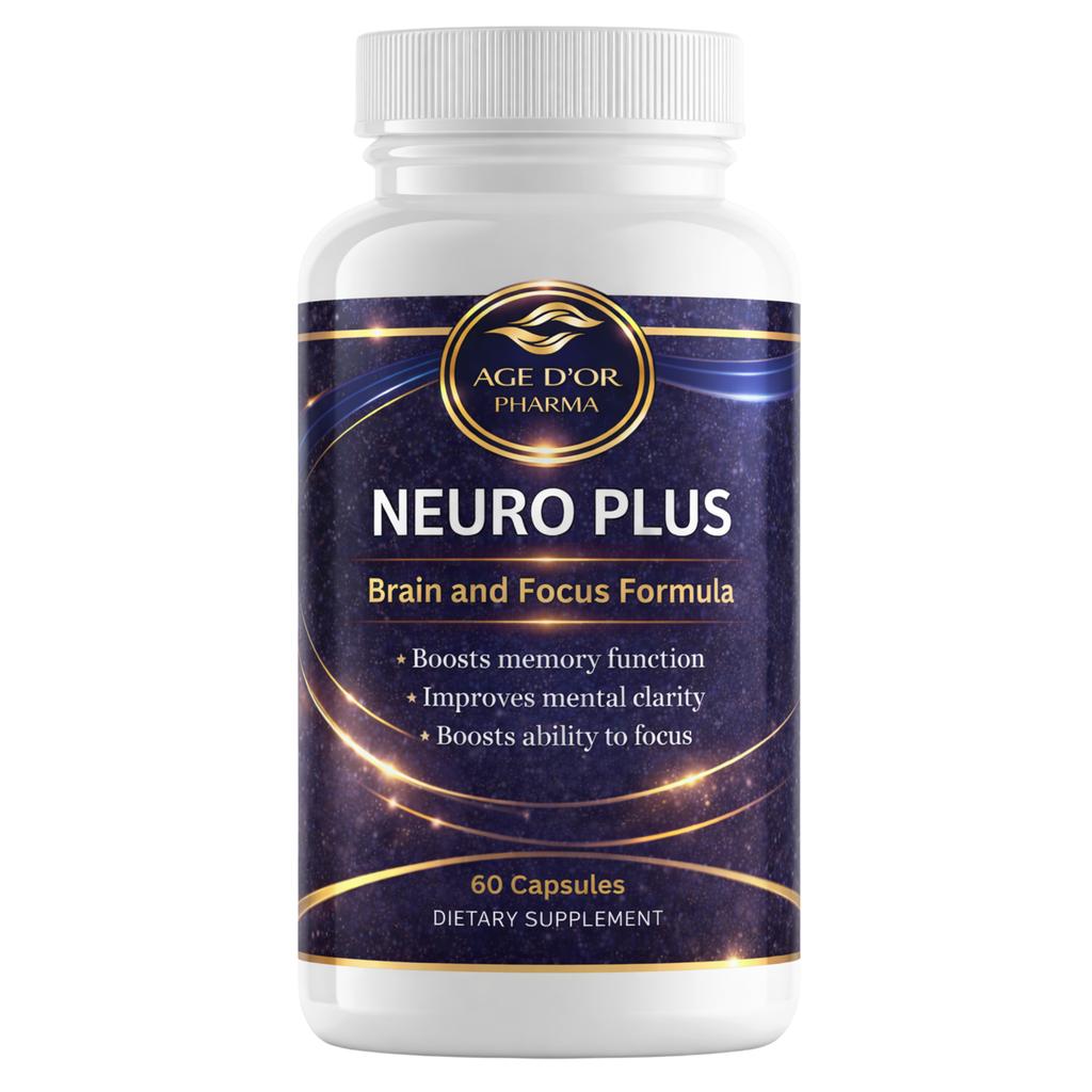 Neuro Plus – Brain & Focus Formula | Memory & Mental Clarity Support | 60 Capsules