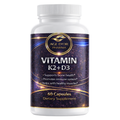 Vitamin K2+D3 supplement bottle with Age'or Pharma label on a white background
