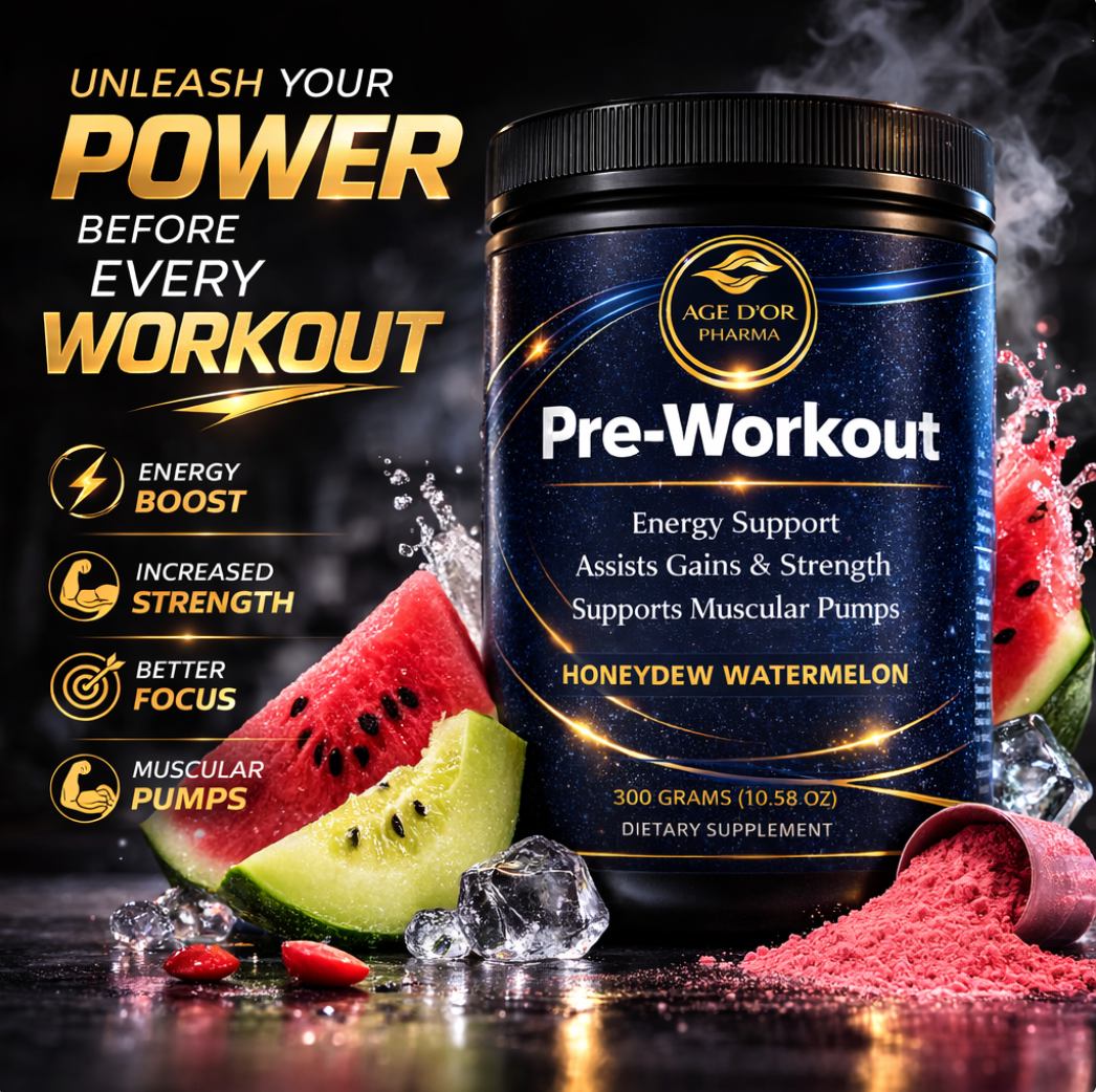 Pre-Workout Energy & Pump Formula – Honeydew Watermelon | 300 g