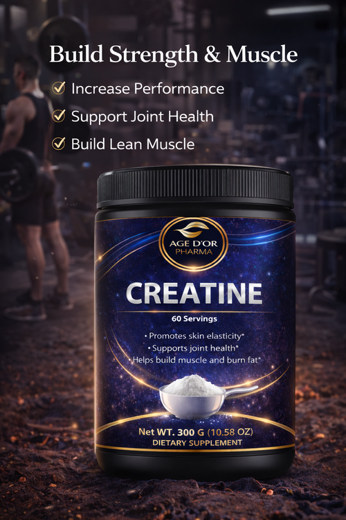 Creatine Monohydrate Powder – Muscle Strength & Performance | 300 g